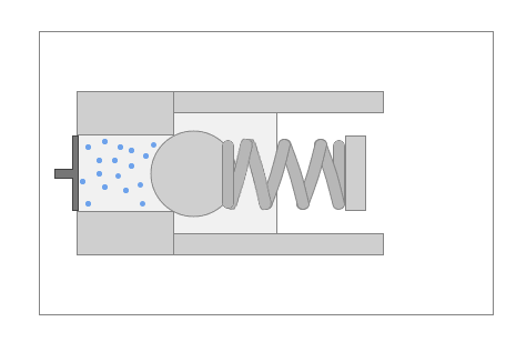Animation of ball check valve